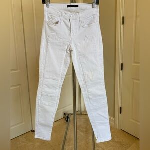 J Brand White Skinny jeans size 28